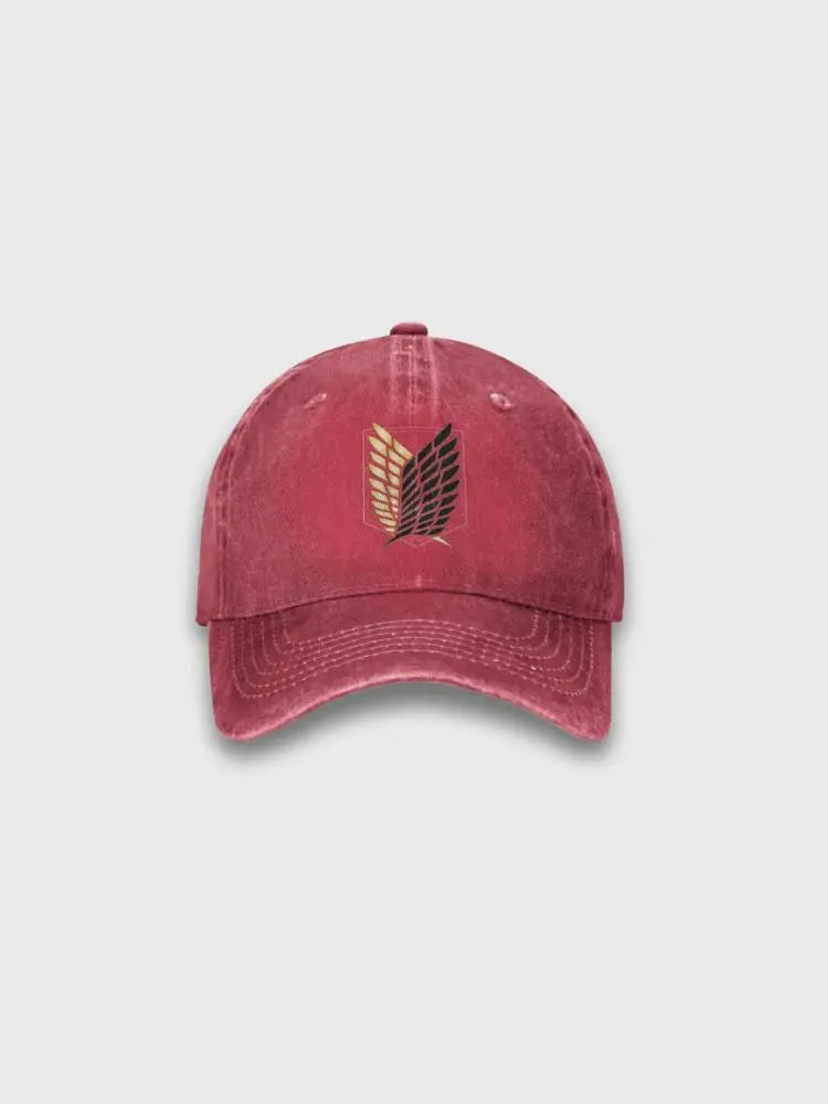 Shingeki no Kyojin Cap – Detail: verstellbar, Baseball Cap japanischen Stil