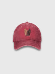 Shingeki no Kyojin Cap – Detail: verstellbar, Baseball Cap japanischen Stil