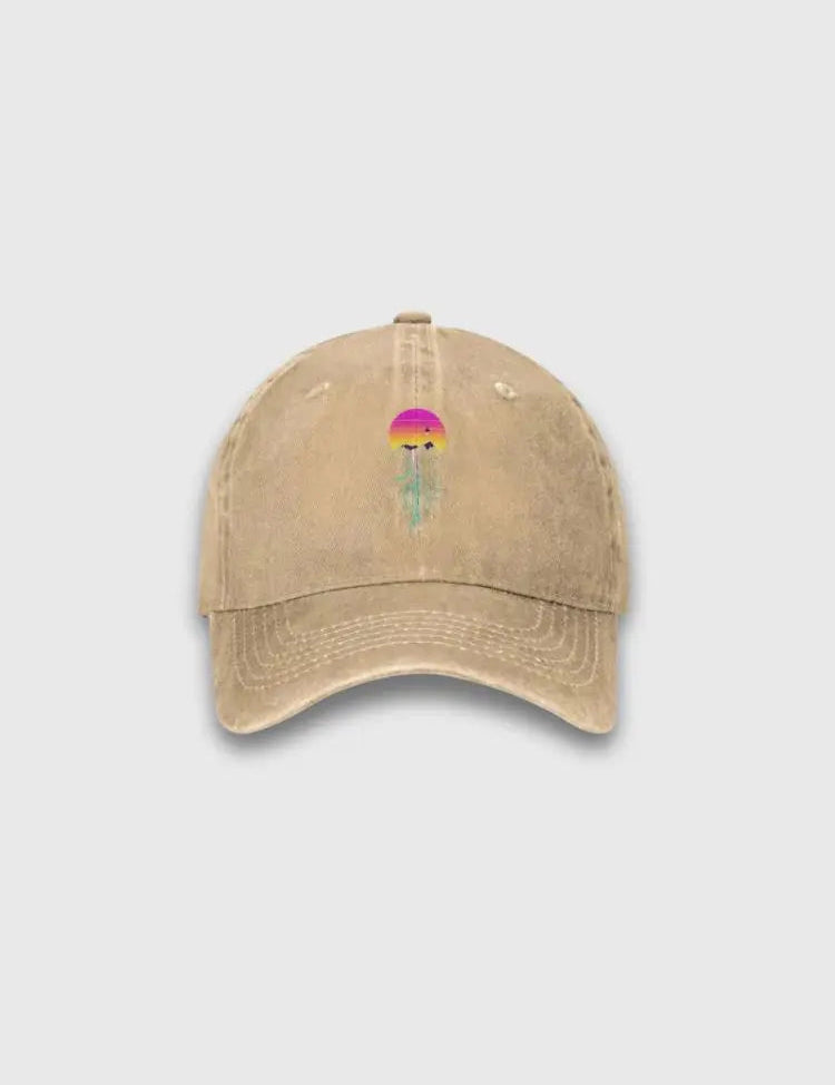Synthwave-Cap – Baseball Cap im Streetwear-Stil für Herren und Damen