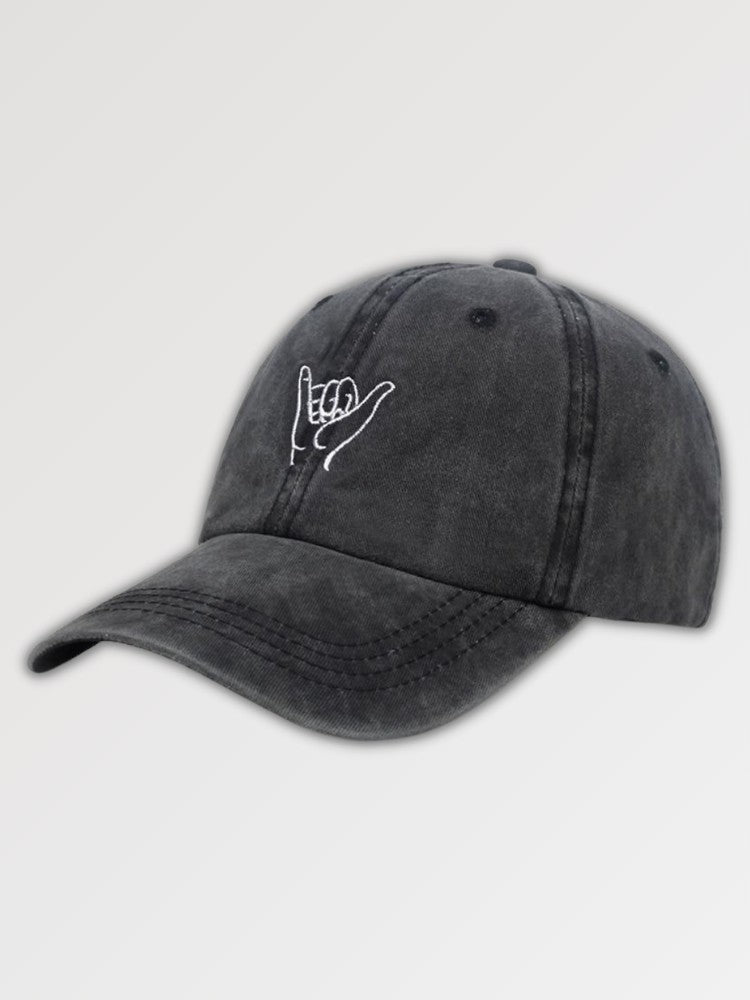 Unisex-Streetwear-Cap 'Pleasure' – Baumwolle: detailreicher Baseball Cap im japanischen Stil