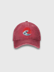 Japanische Wellen-Cap – Detail: verstellbar, Baseball Cap japanischen Stil