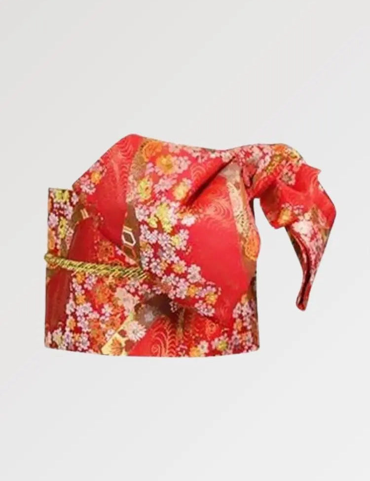 Obi-Gürtel Frau 'Tsubaki – Obi, traditionelles Accessoire im japanischen Design