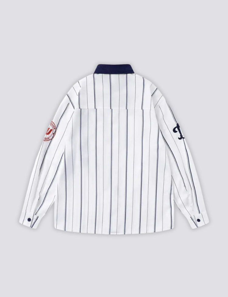 Baseball-Shirt – Langarm, Hemd im japanischen Design