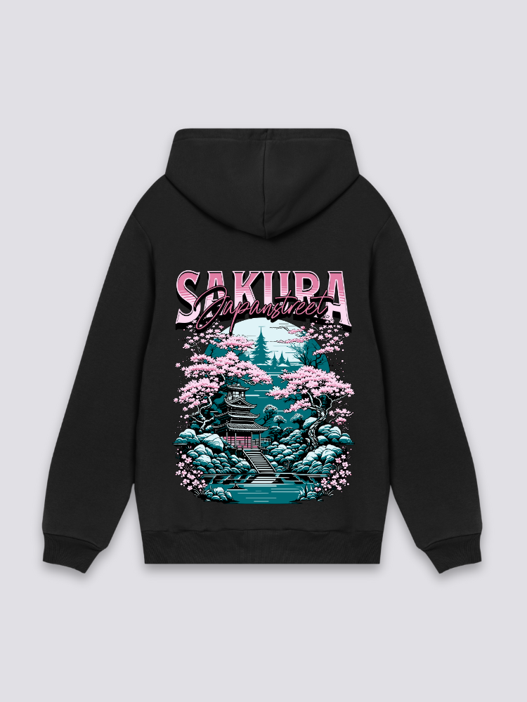 Kirschblüten-Hoodie – Hoodie im Streetwear-Stil für Herren und Damen