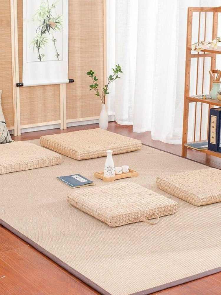 Japanisches Quadratisches Kissen 'Heiho' – Zabuton, Kissen im japanischen Design