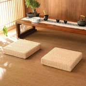 Quadratisches Tatami-Kissen 'Mokiro' – Kissen im japanischen Stil für Unisex