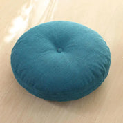 Rundes einfarbiges japanisches Kissen 'Kadoma' – Kissen für Sofa und Stuhl, Premium-Qualität