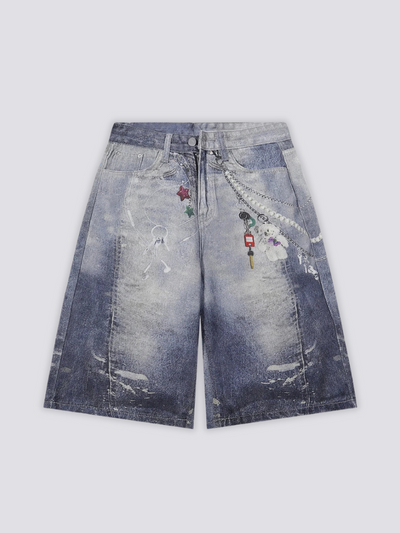 Individuelle Denim-Shorts - カスタム