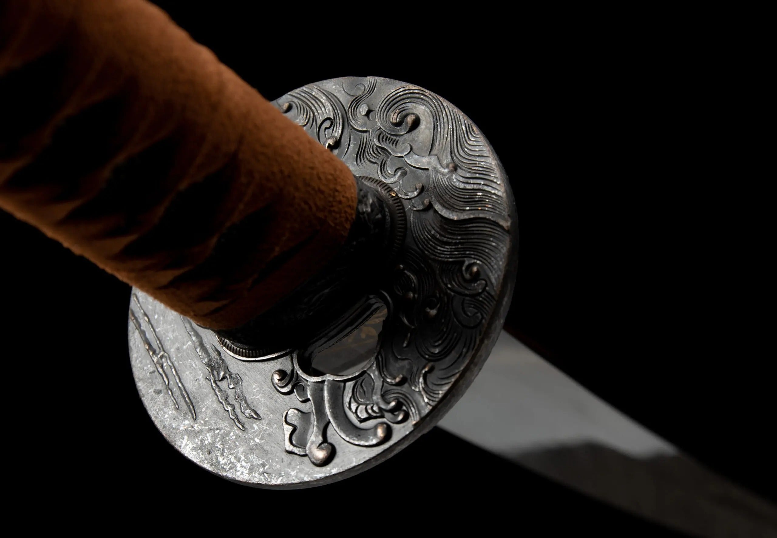 Yamitsuki Katana – Detail: scharfe Klinge, Katana japanischen Stil
