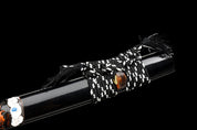 Lila Klinge Katana – Sammlerstück: detailreicher Katana im japanischen Stil