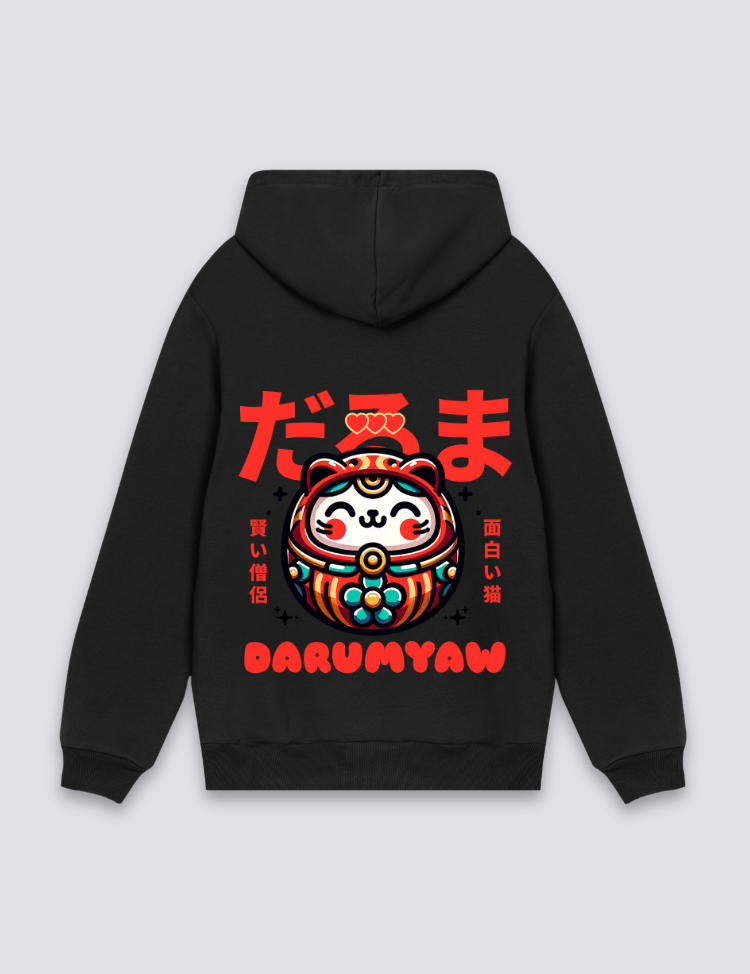 Daruma Hoodie – Hoodie im Streetwear-Stil für Herren und Damen