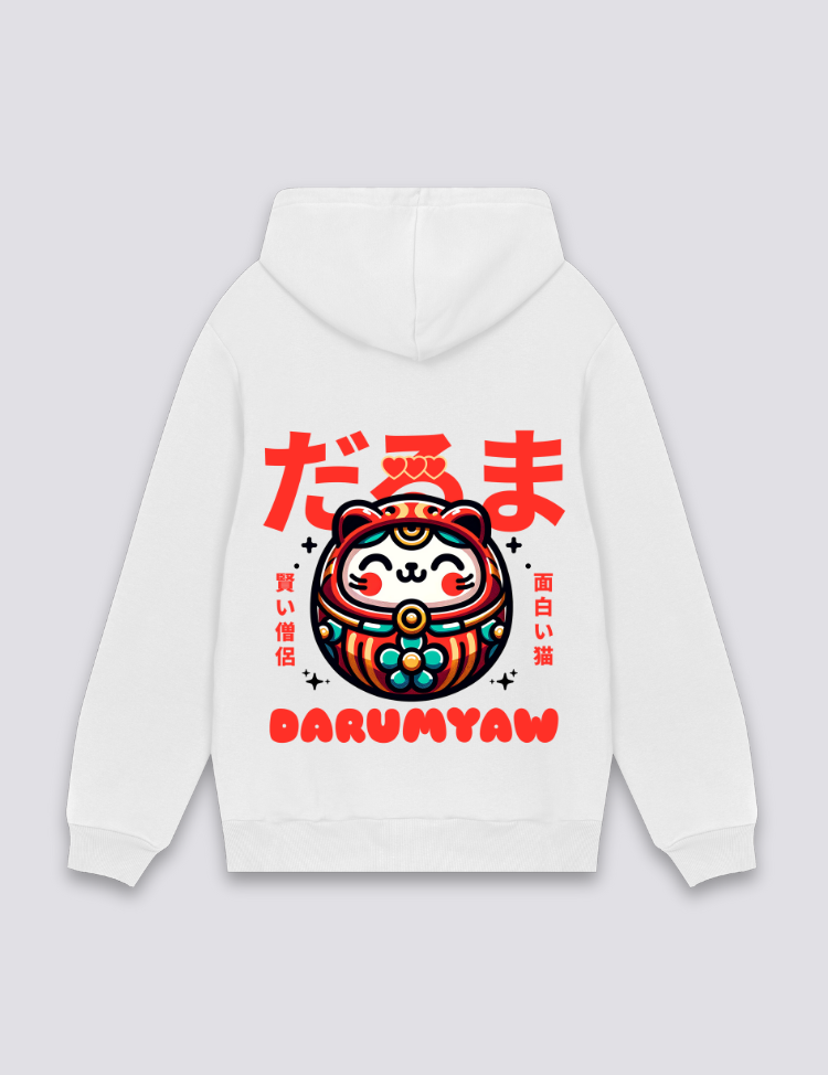 Daruma Hoodie – Oversize, Hoodie im japanischen Design