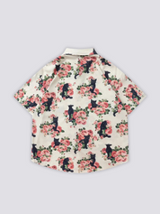 Shirt mit Katzenmuster – Langarm, Hemd im japanischen Design
