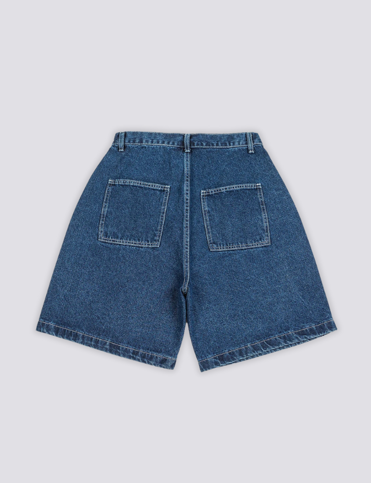 Raw Denim-Shorts – kurz, Shorts im japanischen Design