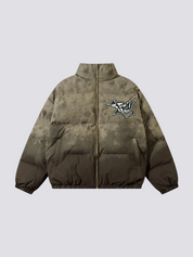 Pufferjacke – bestickt, Bomberjacke im japanischen Design