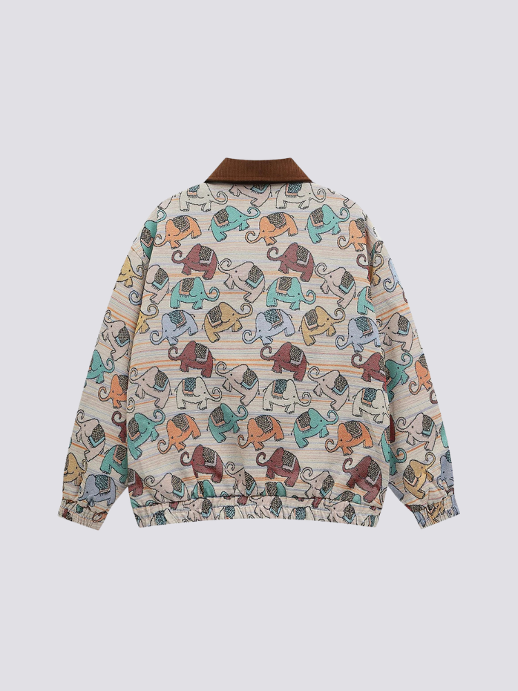 Bohème Jacke – bestickt, Bomberjacke im japanischen Design