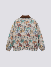 Bohème Jacke – bestickt, Bomberjacke im japanischen Design