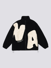 Sherpa Jacke – bestickt, Bomberjacke im japanischen Design