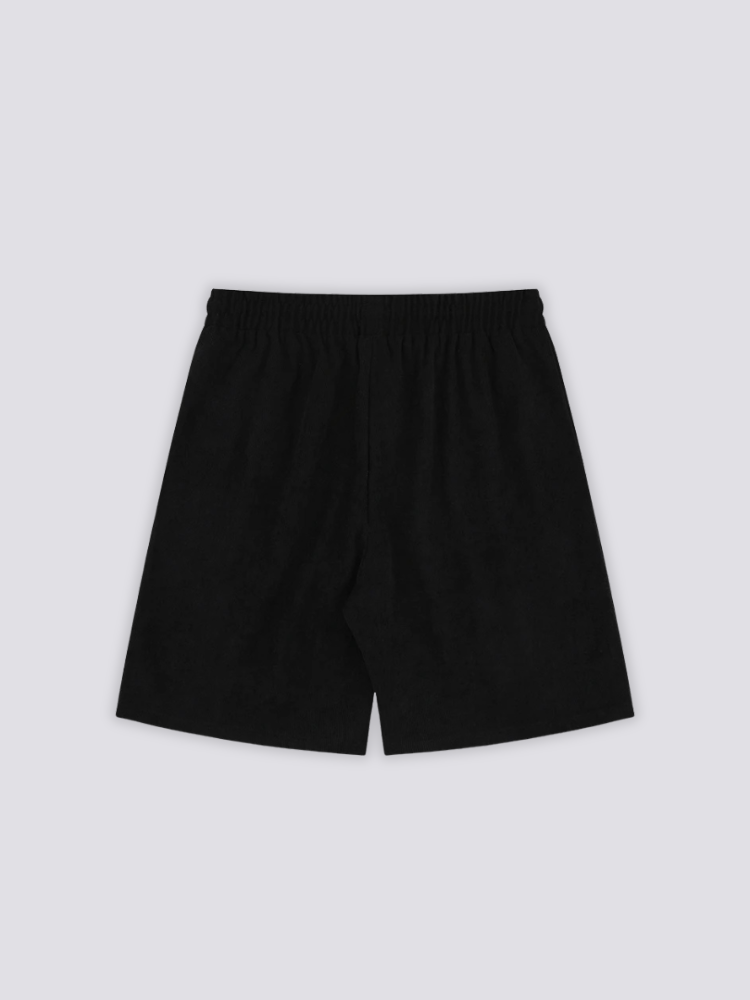 Weiße Baumwollshorts – Detail: leicht, Shorts japanischen Stil
