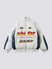 Jacke im Biker-Stil – Bomberjacke im Sukajan-Stil für Herren und Damen