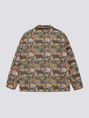 Jacquard Jacke – bestickt, Bomberjacke im japanischen Design