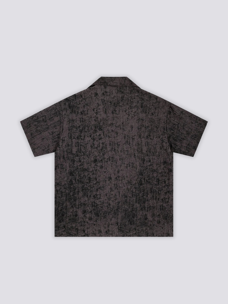 Hemd mit Vintage-Muster – Detail: Baumwolle, Hemd japanischen Stil