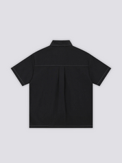 Zip-Hemd – Detail: Kragen, Poloshirt japanischen Stil