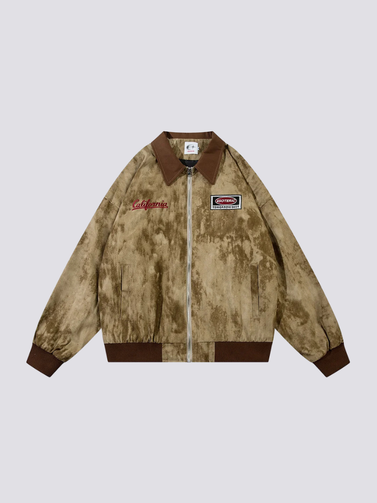 Vintage Bomberjacke – bestickt, Bomberjacke im japanischen Design
