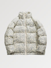 Daunenjacke 'ARN911', dick und tailliert – bestickt, Bomberjacke im japanischen Design