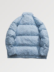 Daunenjacke 'ARN911', dick und tailliert – Detail: japanisches Motiv, Bomberjacke japanischen Stil