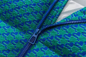 Kyoto Streetwear Jacke 'YOAK-99' – Nahaufnahme Bomberjacke mit japanischem Motiv
