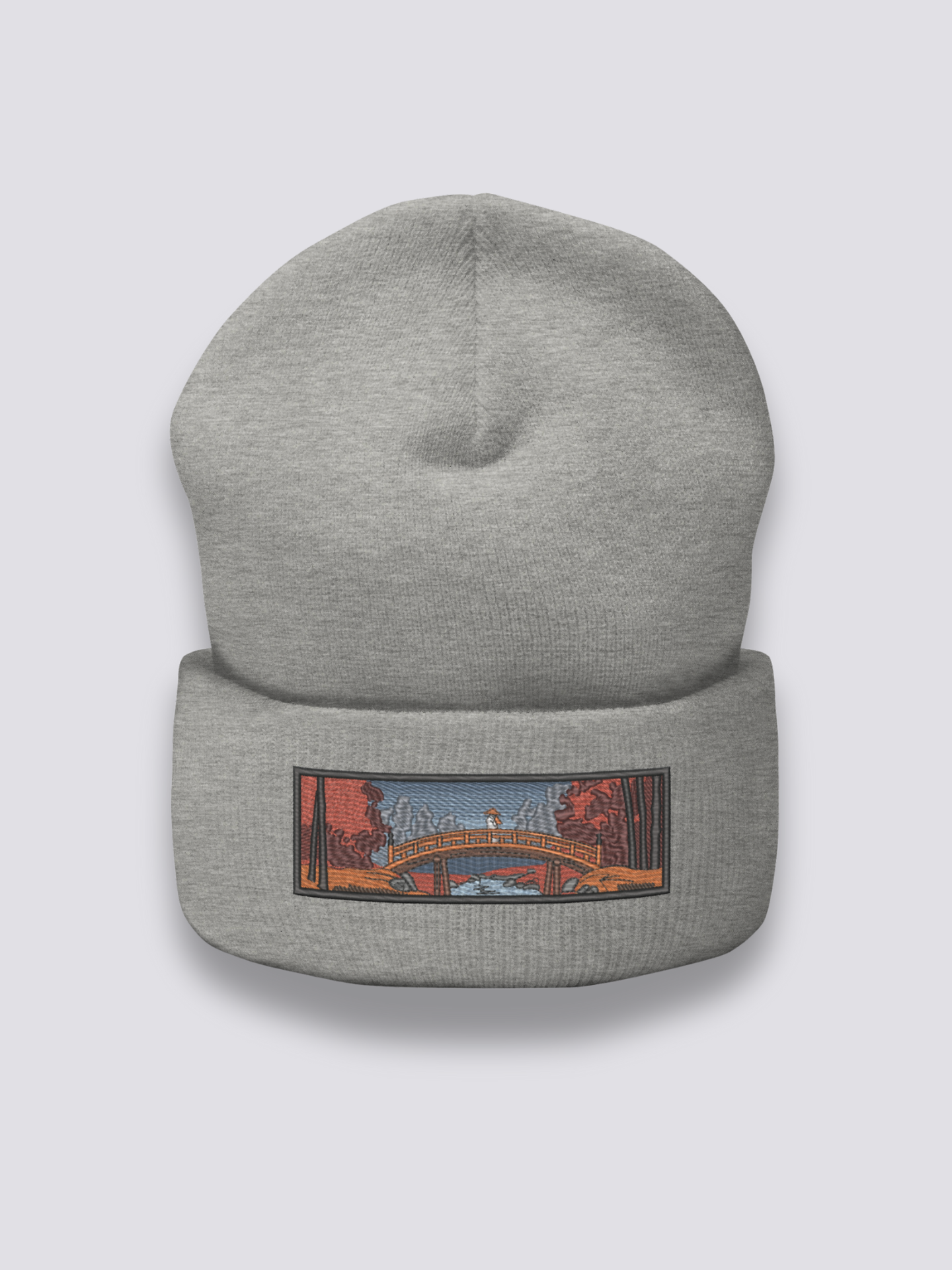 Bestickte Ukiyo-e Beanie – Baseball Cap im Streetwear-Stil für Herren und Damen