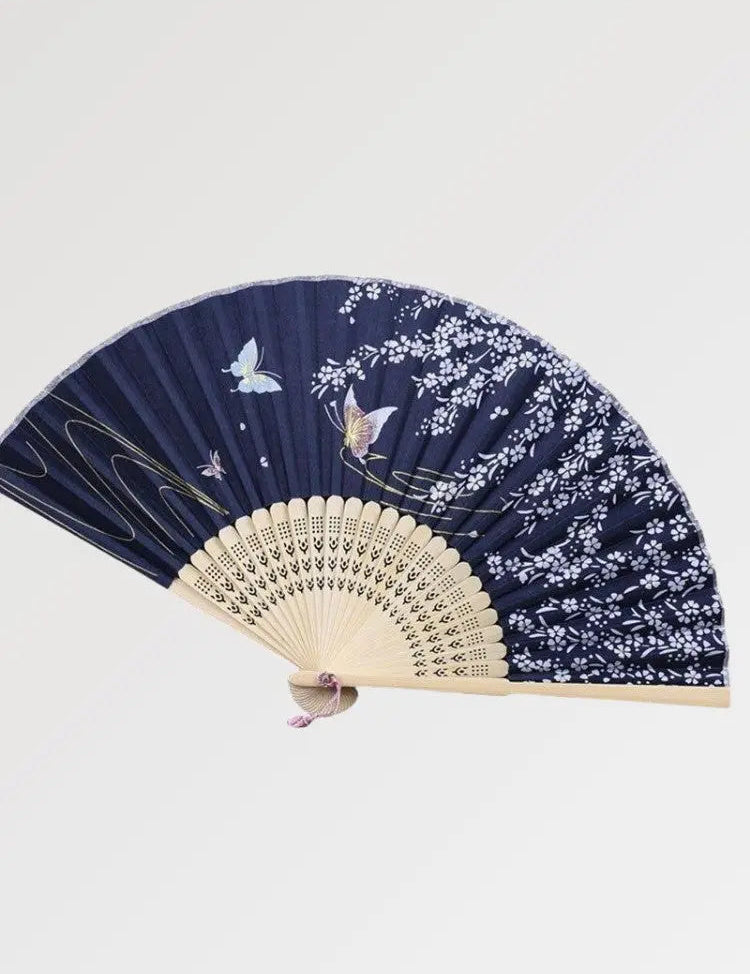 Japanischer Holzfächer 'Ebino' – Fächer im traditionellen japanischen Stil für Unisex