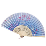 Blauer japanischer Fächer 'Akigori' – Sensu, Fächer im japanischen Design