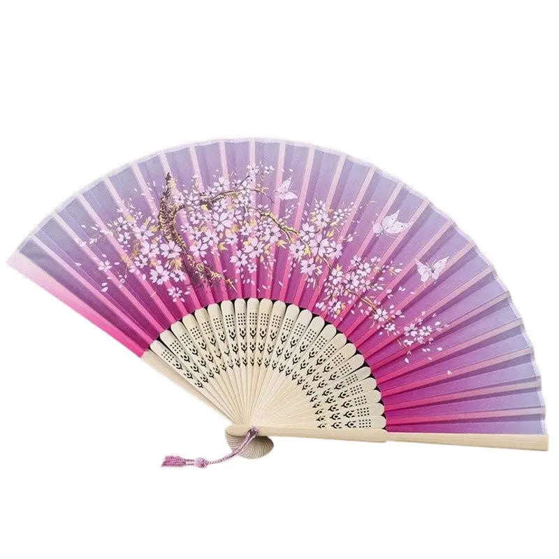 Japanischer fuchsiafarbener Fächer 'Miyoshi' – Sensu, Fächer im japanischen Design