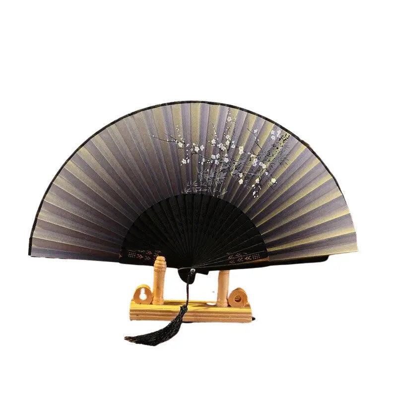 Schwarzer japanischer Fächer 'Sukuna' – Sensu, Fächer im japanischen Design