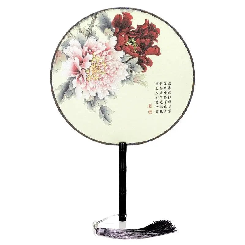 Japanischer Fächer mit Blumenmotiv 'Nisshin' – Sensu, Fächer im japanischen Design