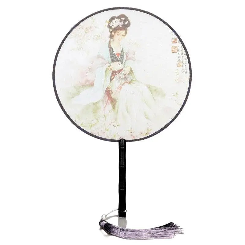 Runder japanischer Geisha-Fächer 'Iwakura – Sensu, Fächer im japanischen Design