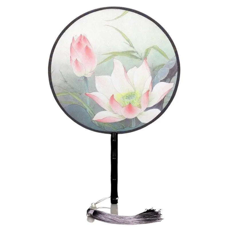 Runder japanischer Lotus-Fächer 'Ebiko' – Sensu, Fächer im japanischen Design