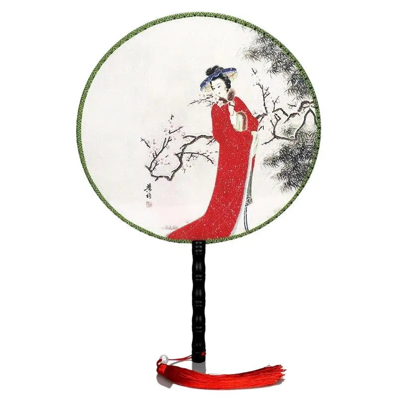 Runder japanischer Maiko-Fächer 'Handa' – Sensu, Fächer im japanischen Design