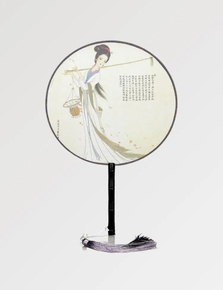 Traditioneller japanischer 'Kanji'-Fächer – Fächer im traditionellen japanischen Stil für Unisex