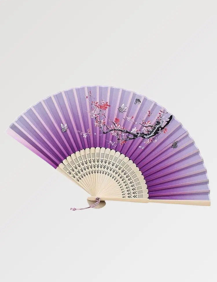 Japanischer Stofffächer 'Tsushima' – Fächer im traditionellen japanischen Stil für Unisex