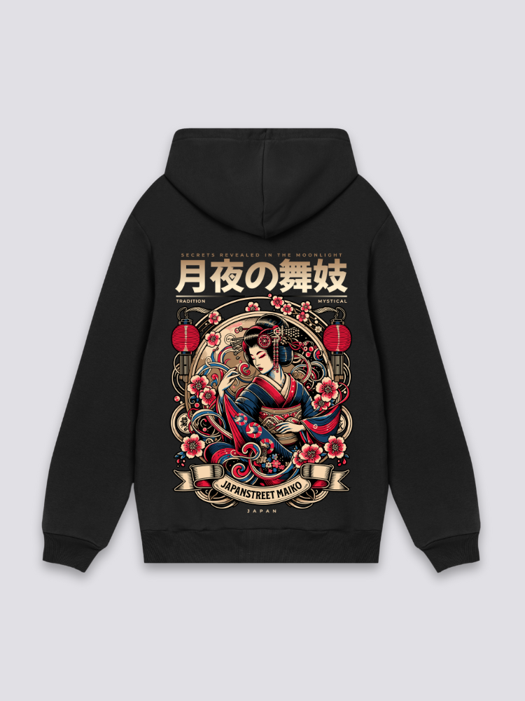 Geisha Hoodie – Hoodie im Streetwear-Stil für Herren und Damen