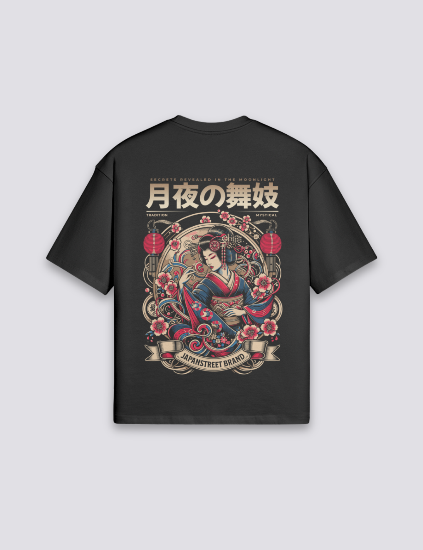 Geisha T-Shirt – T-Shirt im Streetwear-Stil für Herren und Damen