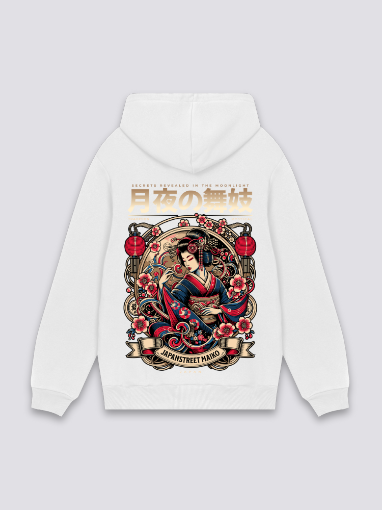 Geisha Hoodie – Oversize, Hoodie im japanischen Design