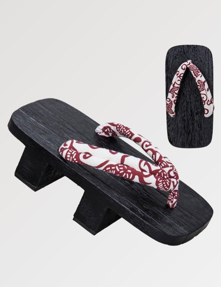 Die japanische Holzsandale für Frauen mit schickem, robustem und langlebigem Riemen-Design