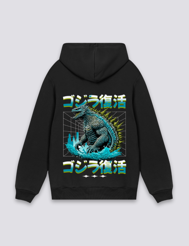 Godzilla Hoodie – Hoodie im Streetwear-Stil für Herren und Damen
