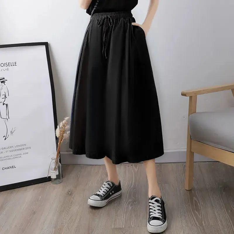 Damen-Hakama 'Mato-Kuro' – Hose im japanischen Stil für Herren und Damen