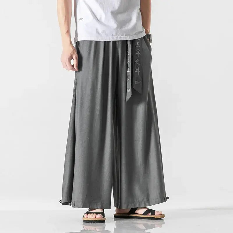 Hakama 'Ankaishoku' für Männer – Hose im japanischen Stil für Herren und Damen