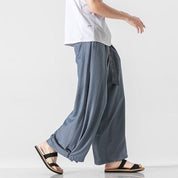 Herren-Hakama 'Burugure' – weiter Schnitt, Hose im japanischen Design